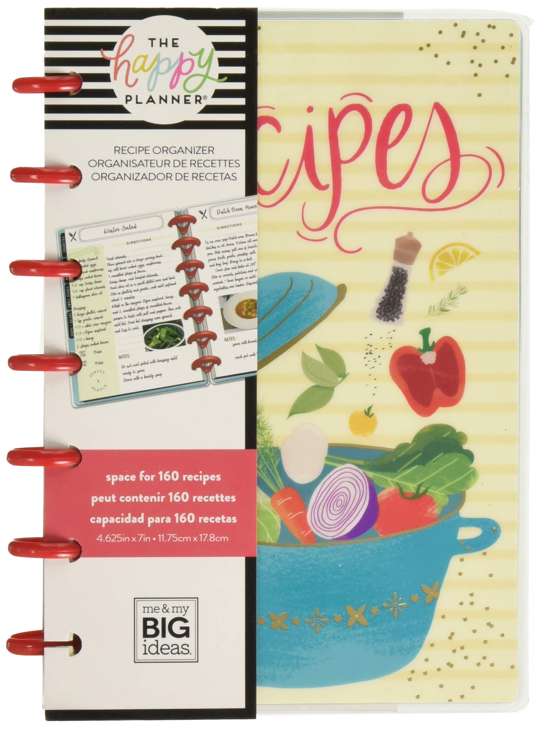 ME & MY BIG IDEAS HAPPY PLANNER MINI RECIPE, Multi, One Size