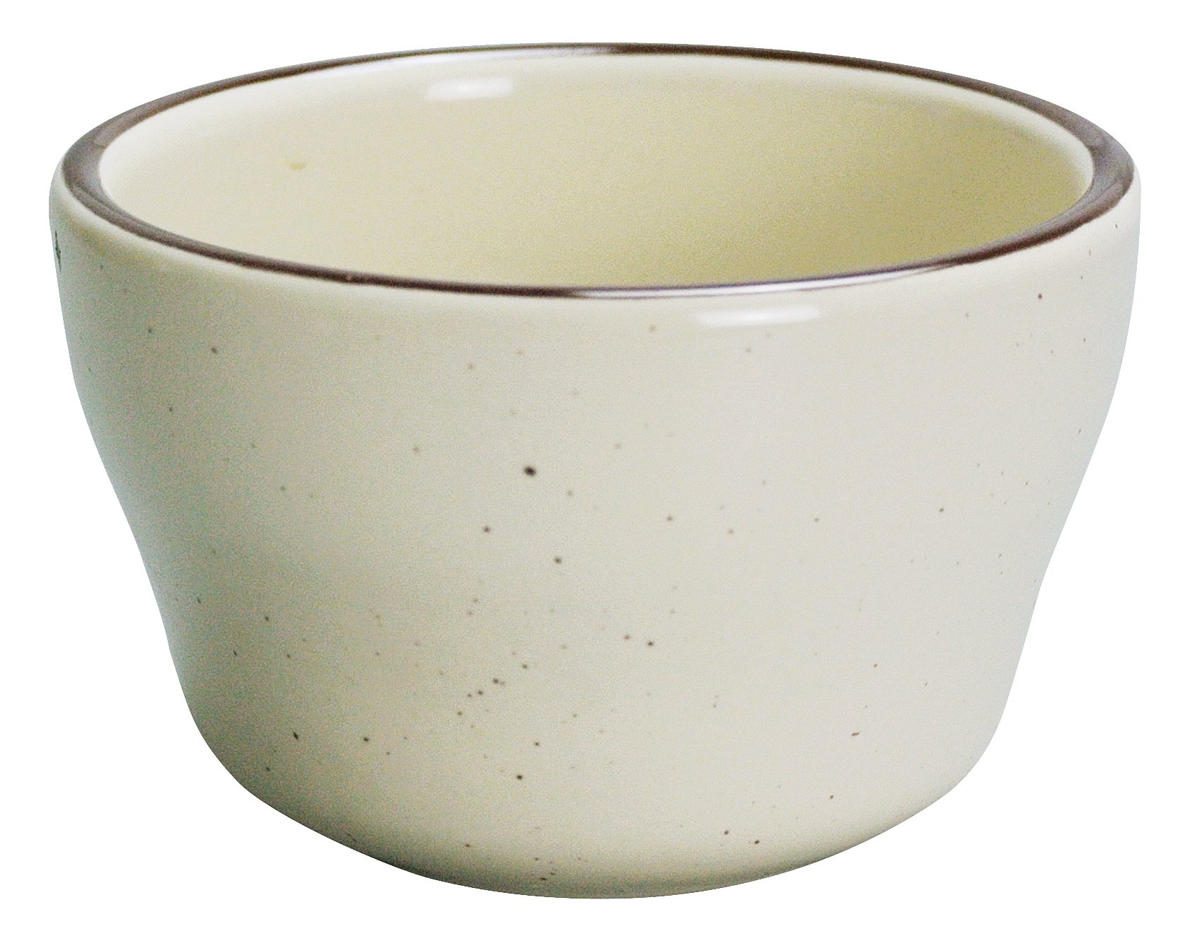 Yanco BR-4 Brown Speckled Bouillon Bowl, 7.25 oz Capacity, 4