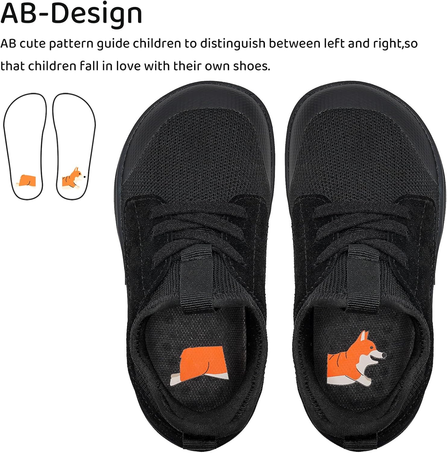 WateLves Toddler Little/Big Kid Wide Barefoot Shoes Boys Girls Minimalist Sneakers Splay Naturally Lightweight Breathable Running Tennis Shoes - Image 5