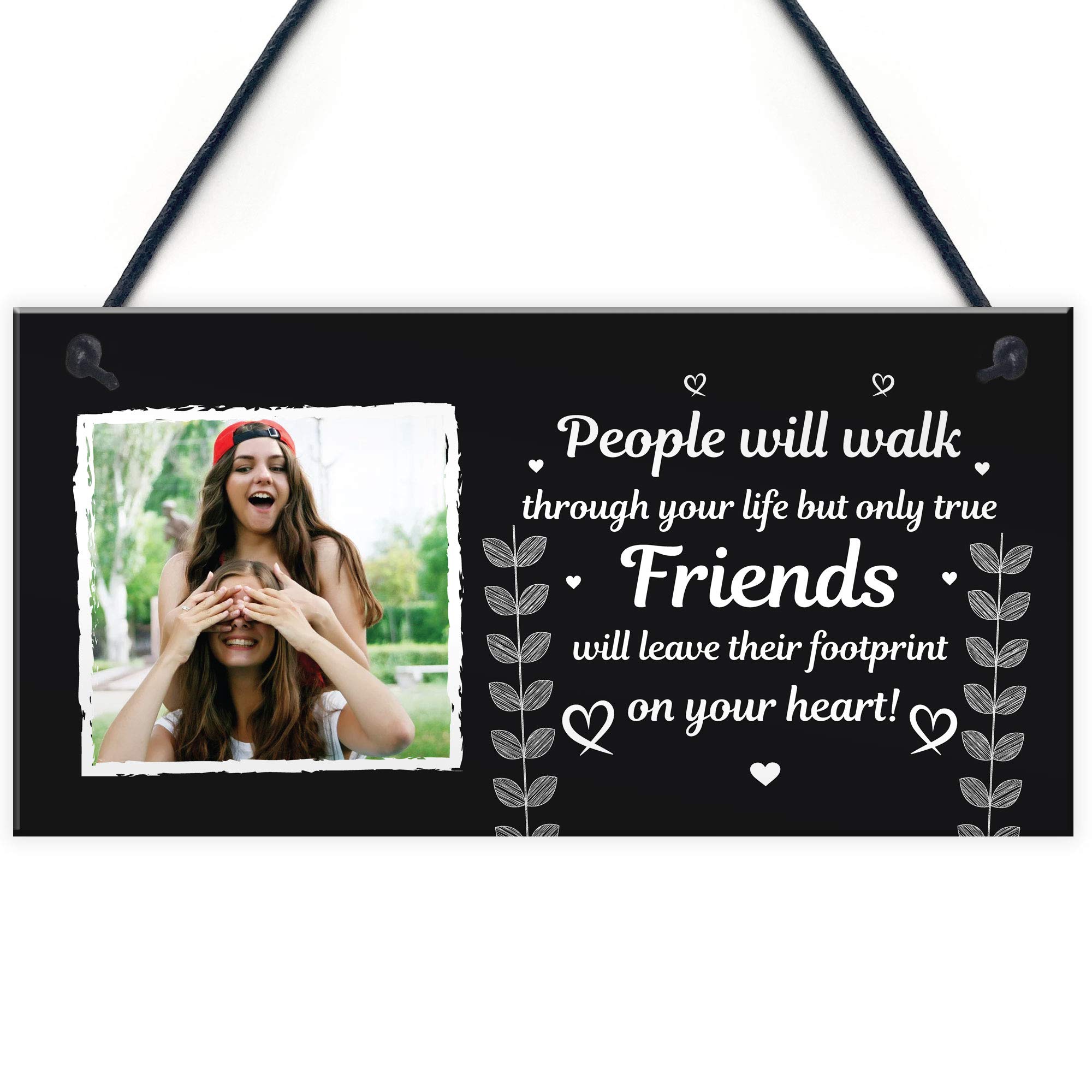 Personalised Plaque With Photo Of Best Friend Friendship Gift Thank You Birthday Gift For Her