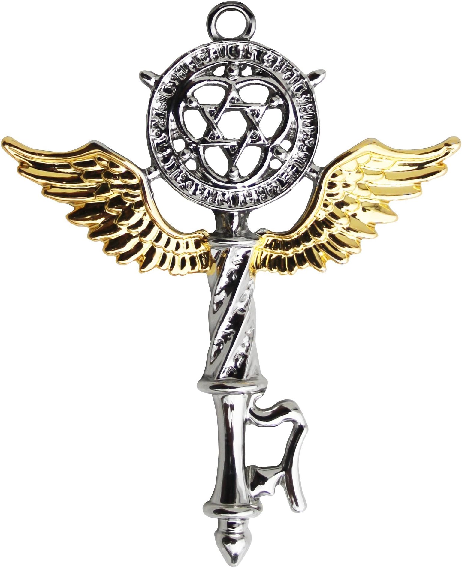 Enchanted Jewelry Mystic Kabbalah Key of Solomon for Protection of Mind & Spirit Pendant Charm Talisman Necklace