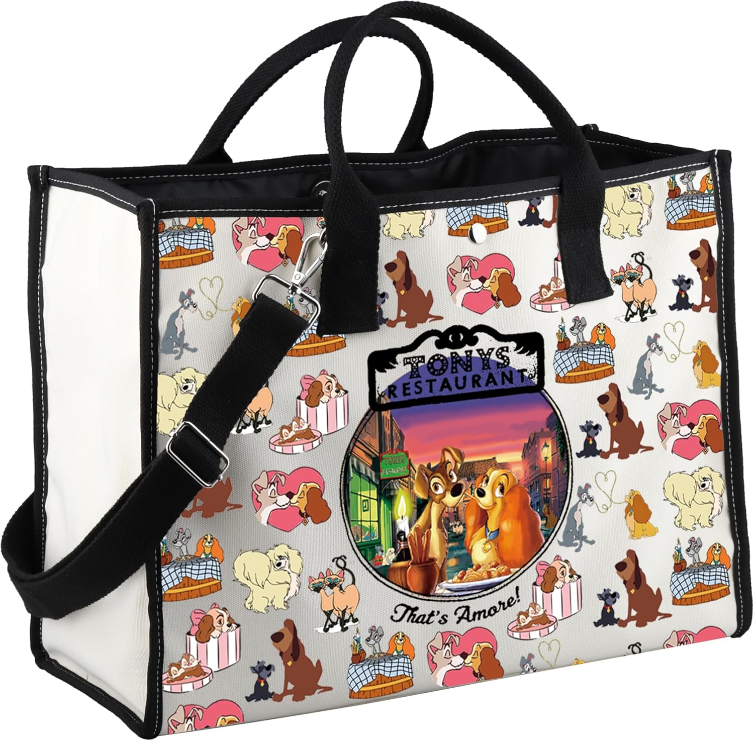 VAMSII Lady That's Amore Tote bag Dog Lady Fans Gift Lady Merchandise