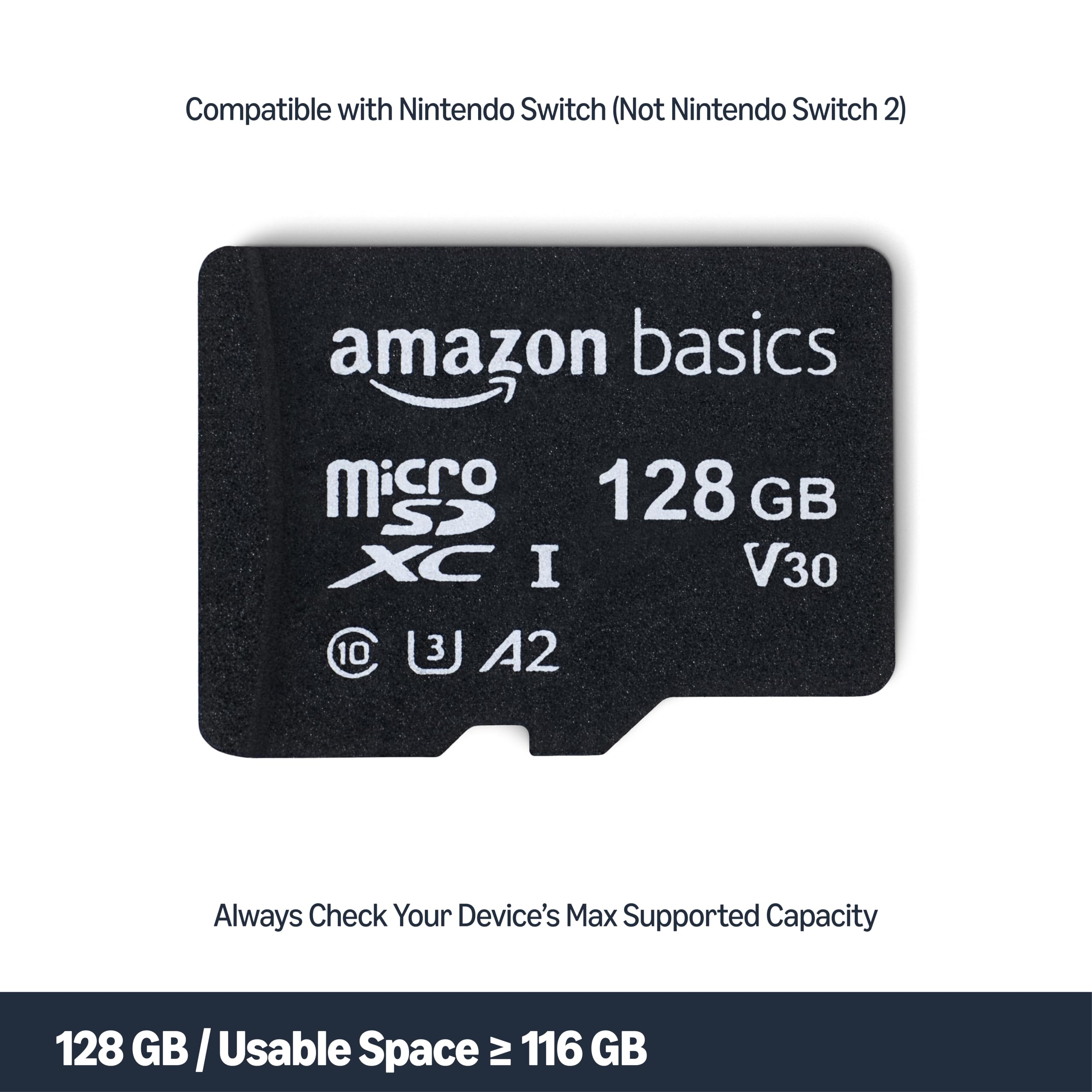Amazon.com: Amazon Basics microSDXC Memory Card with Full Size