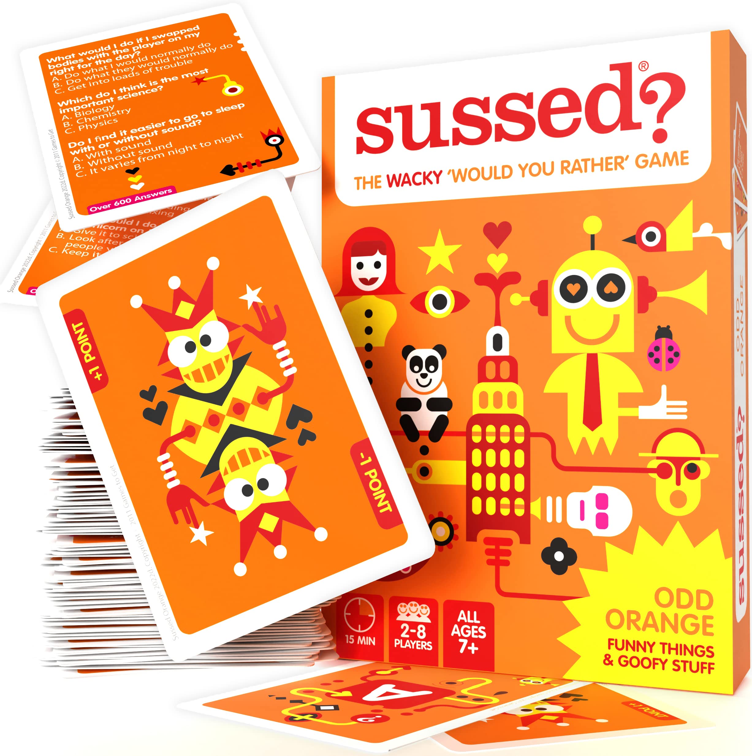 Buy SUSSED The Wacky Would You Rather Card Game Family Social Games