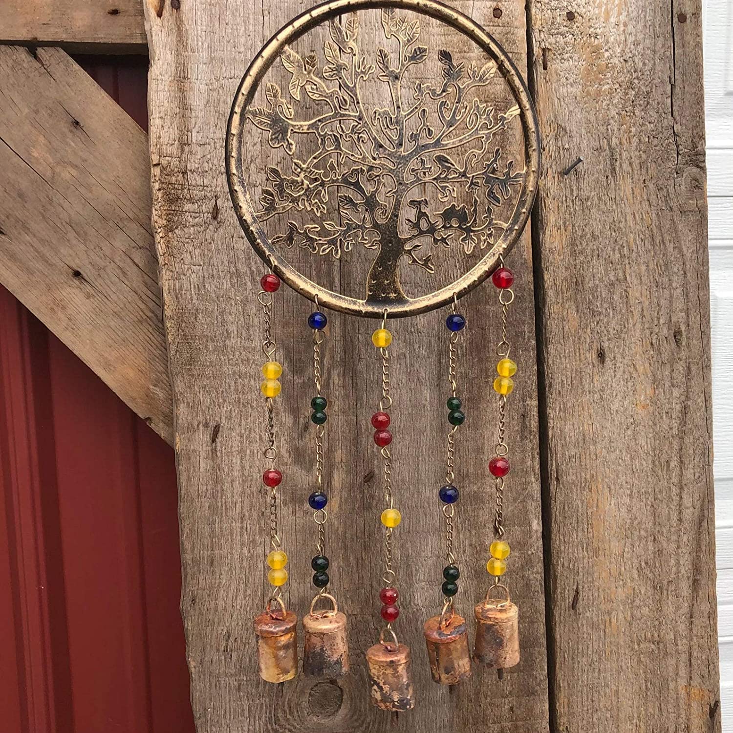 UNIQUE ART WORKS Large Memorial Brass Feng Shui/Vastu Wind Chimes for Home, Office, Indoor & Outdoor Decoration | Decorative Multiple Brass Bells for Positive Vibrations Energy Flow (Tree) (B0CNC8GC8M) Amazon Price History, Amazon Price Tracker