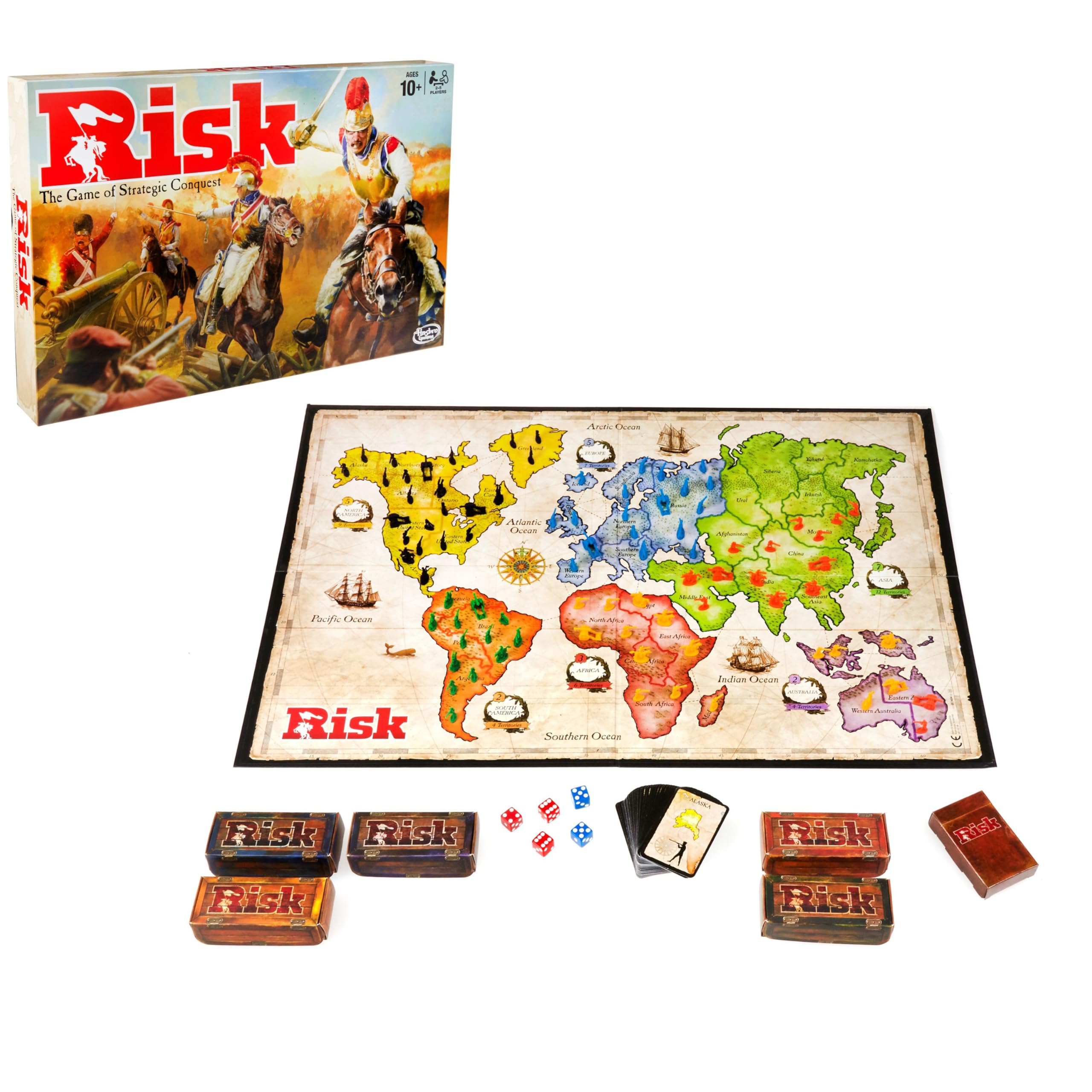 RISK - Strategy Board Game - 2016 Refresh Edition