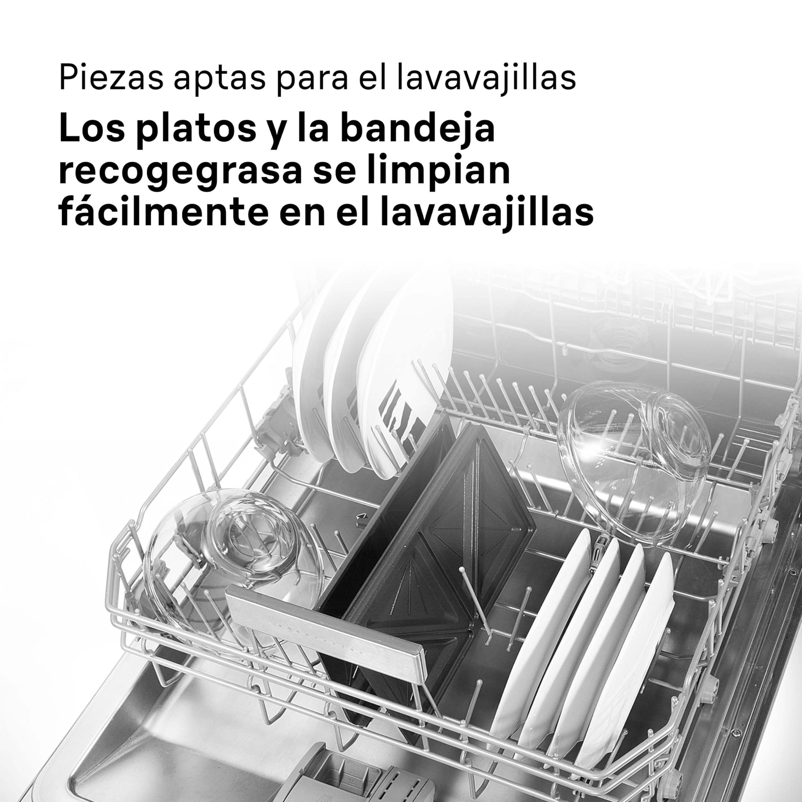 Braun SnackMaker 5 SM5000, Sandwichera con Placas de Sándwich Removibles, de Aluminio Fundido, Placas Lavables en Lavavajillas, 800W, Negro
