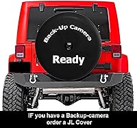 Vista 2 de Esqueleto de dinosaurio persiguiendo camper auto personalizado repuesto Tire Covers tamaño 28 a 29 pulgadas