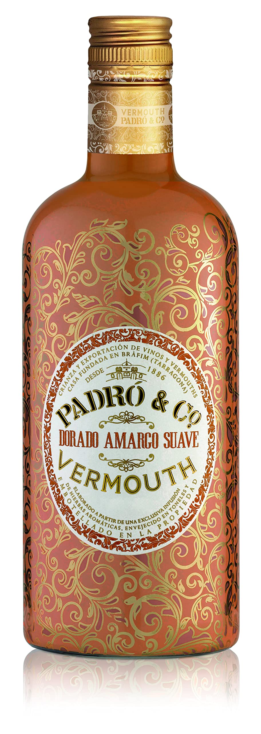 Vermouth Padró & Co en Caja de Madera - Paquete de 4 x 750 ml - Total: 3000 ml