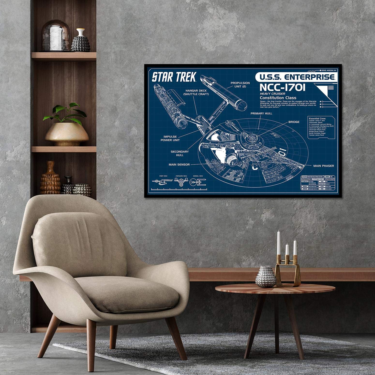 Trends International Gallery Pops Star Trek – Póster de pared Spock Trends International Gallery Pops Star Trek – Póster de pared Spock