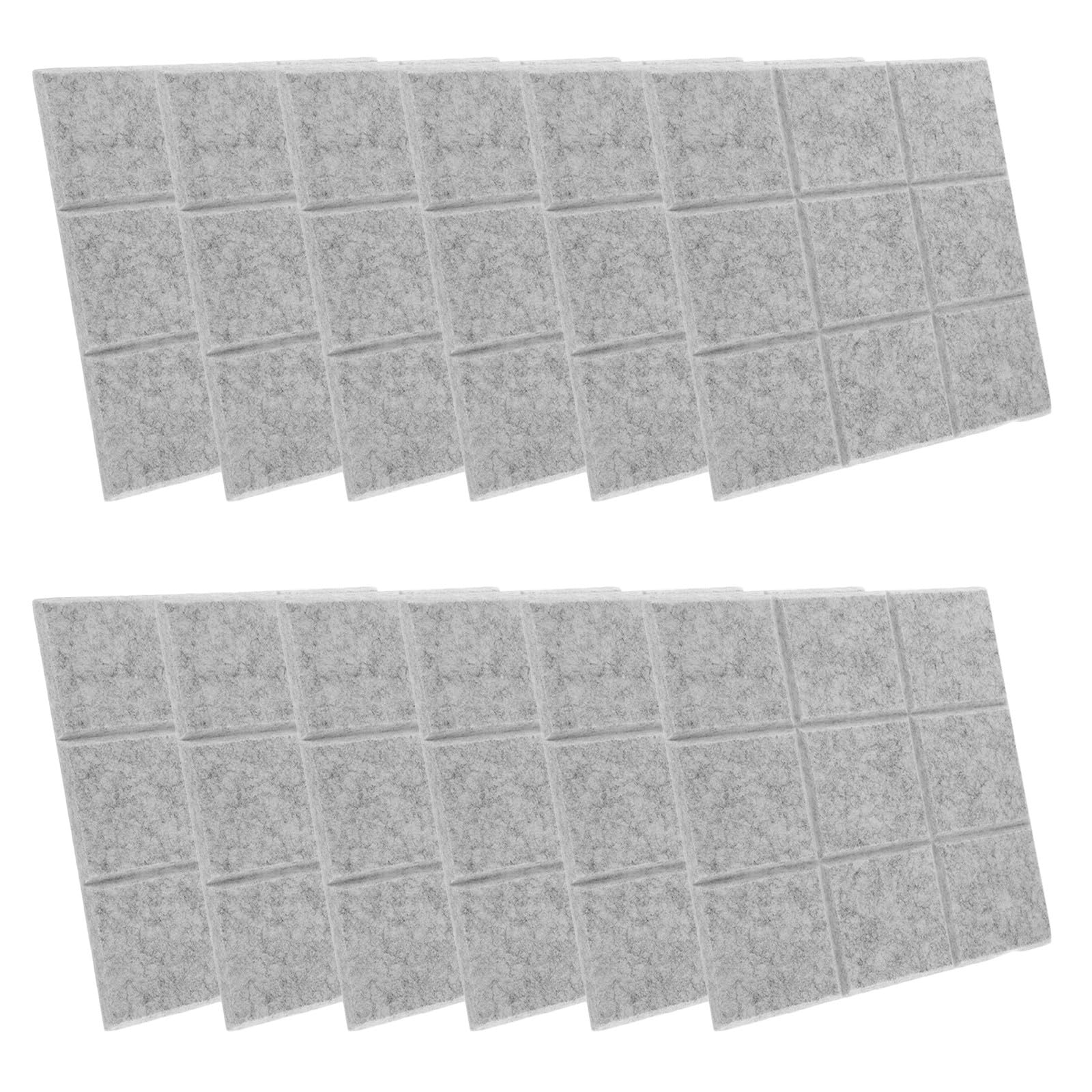 12 Piezas Tablero de Anuncios de Fieltro Cuadrado 30x30 CM