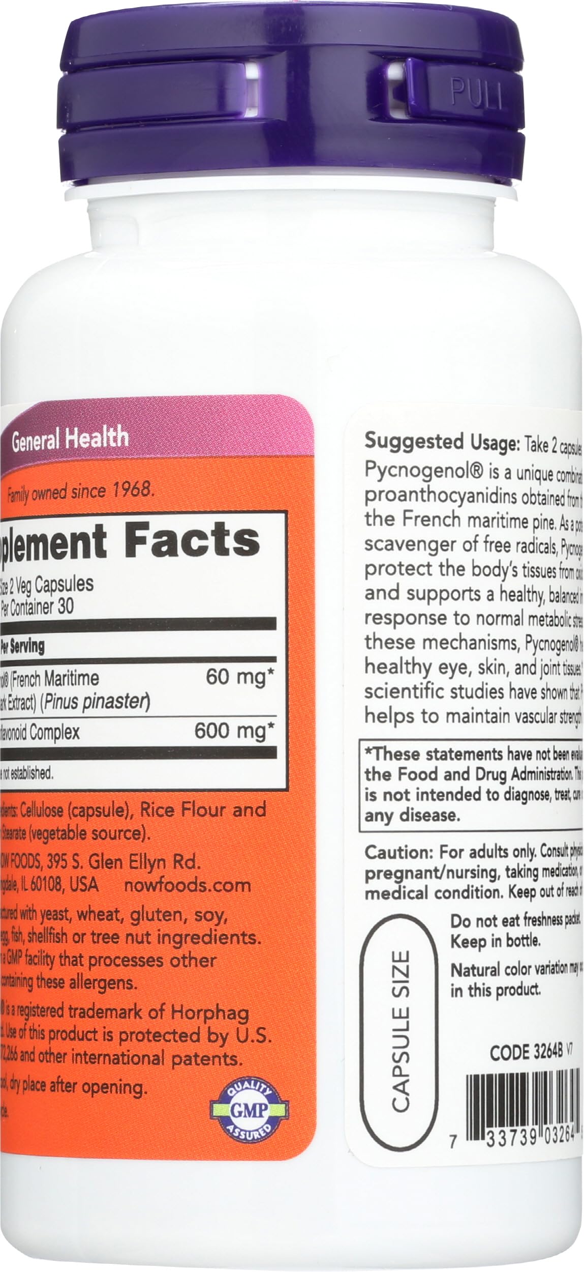 Pycnogenol 30mg, 60 Gélules