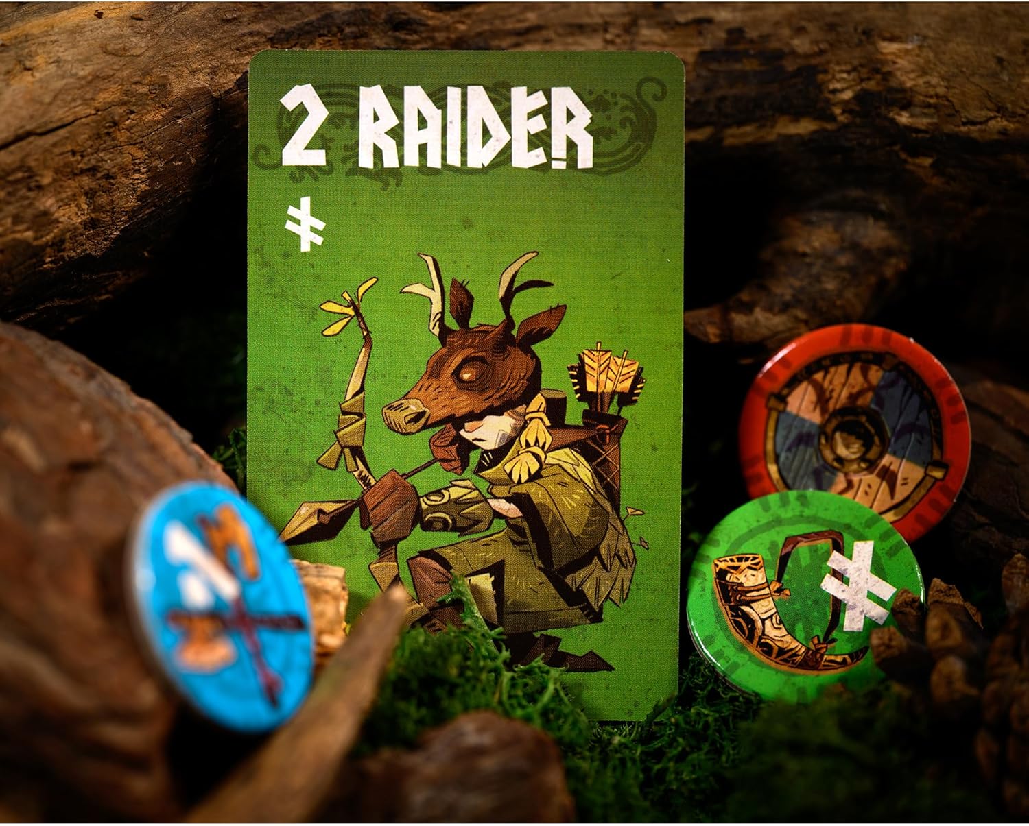 Mighty Boards: Red North - Combative Board Game of Hidden Information, Norse Warrior Raiding Parties, Bluff & Battle, Conquests, Ages 14+, 2-4 Players