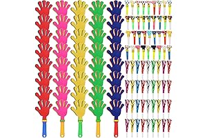 112 Piece Noisemaker Party Favor Pack for Kids and Adults