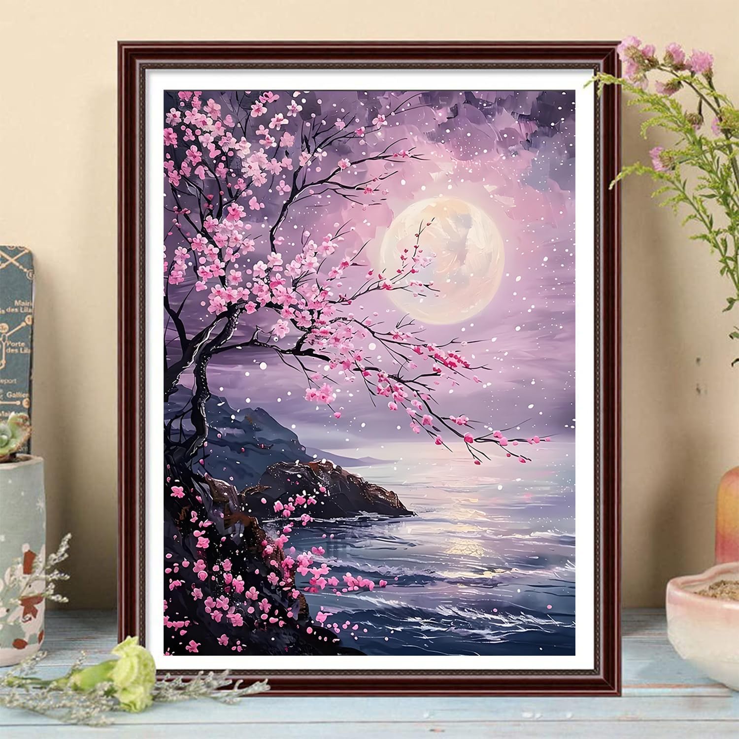 DIY 5D Diamond Painting Kit, 30x90cm Pittura Diamante Kit Completo, Paint by Numbers Adulti kits, Strass