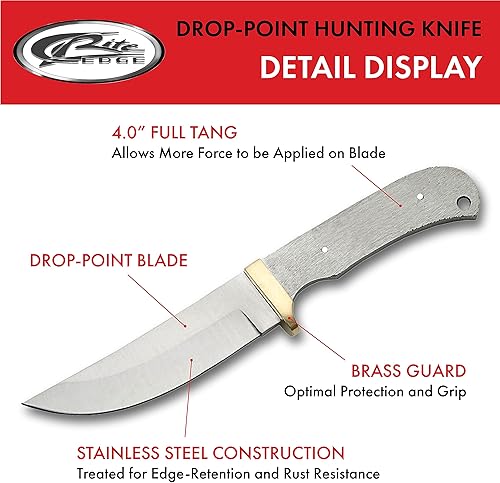 Miniatura 2 de SZCO Supplies Cuchillo de caza con hoja de punta de caída