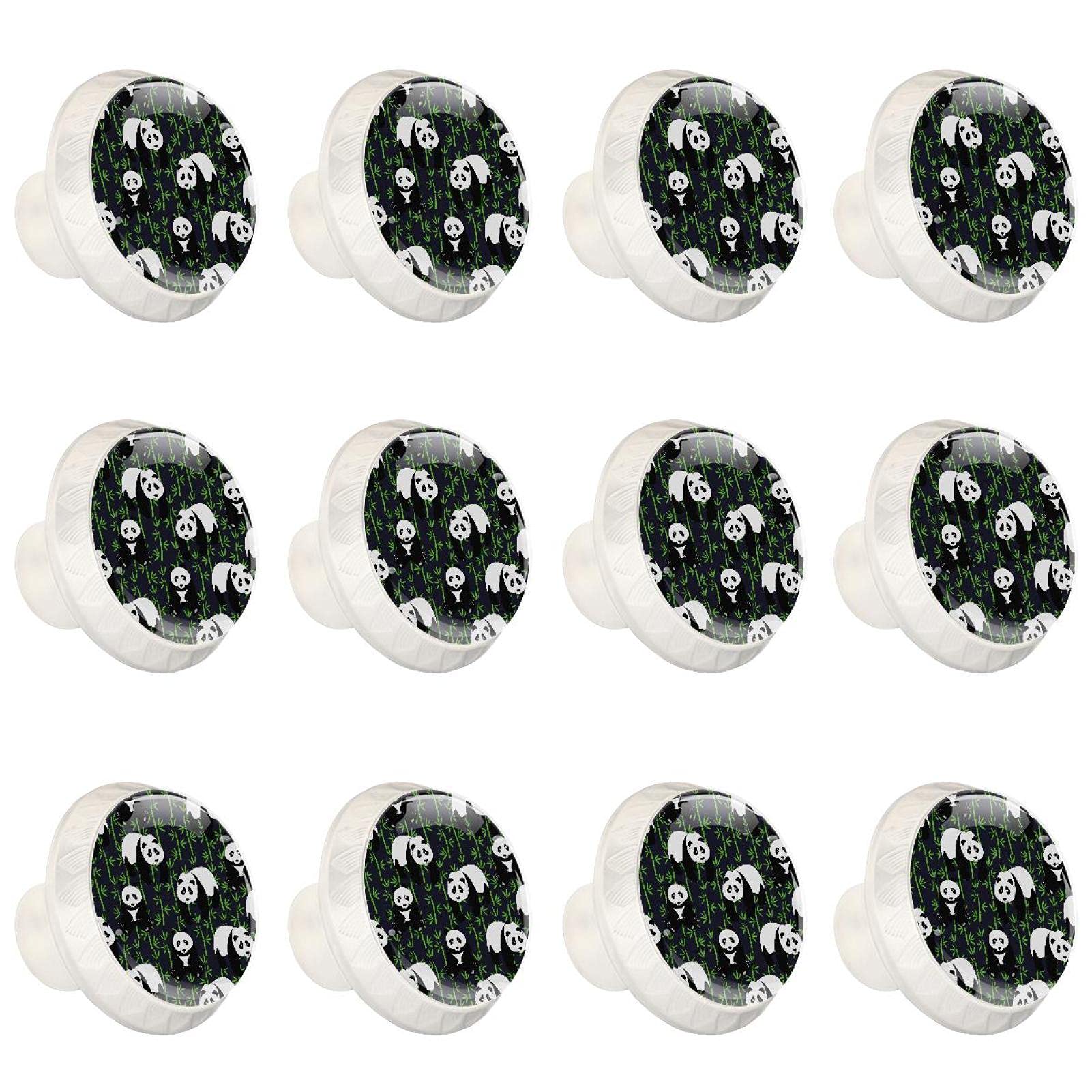 Boutons de placard panda gris pour remplacer une poignée cassée
