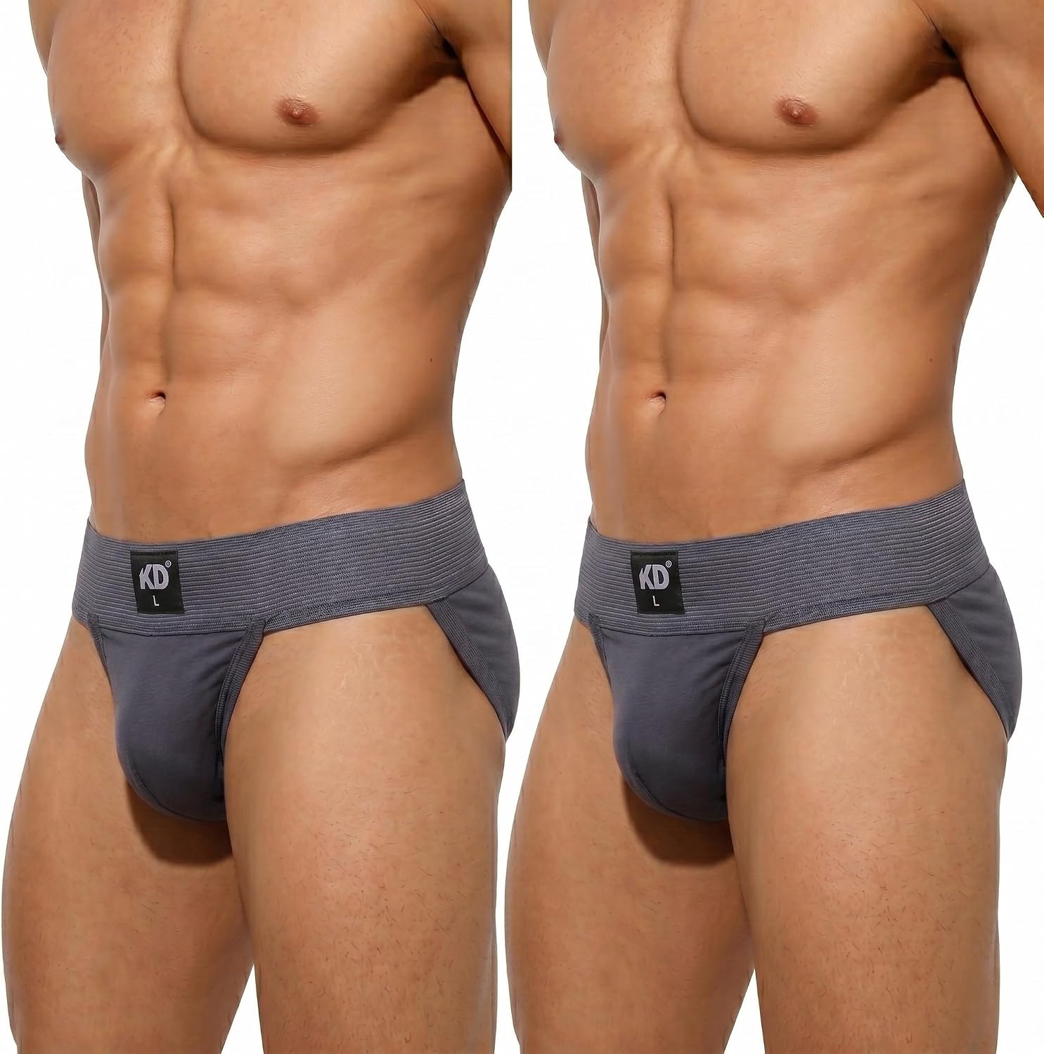 KNK Regent Men’s Cotton Gym Supporter Jockstrap | 100% Cotton | 3” Waistband | Back Covered