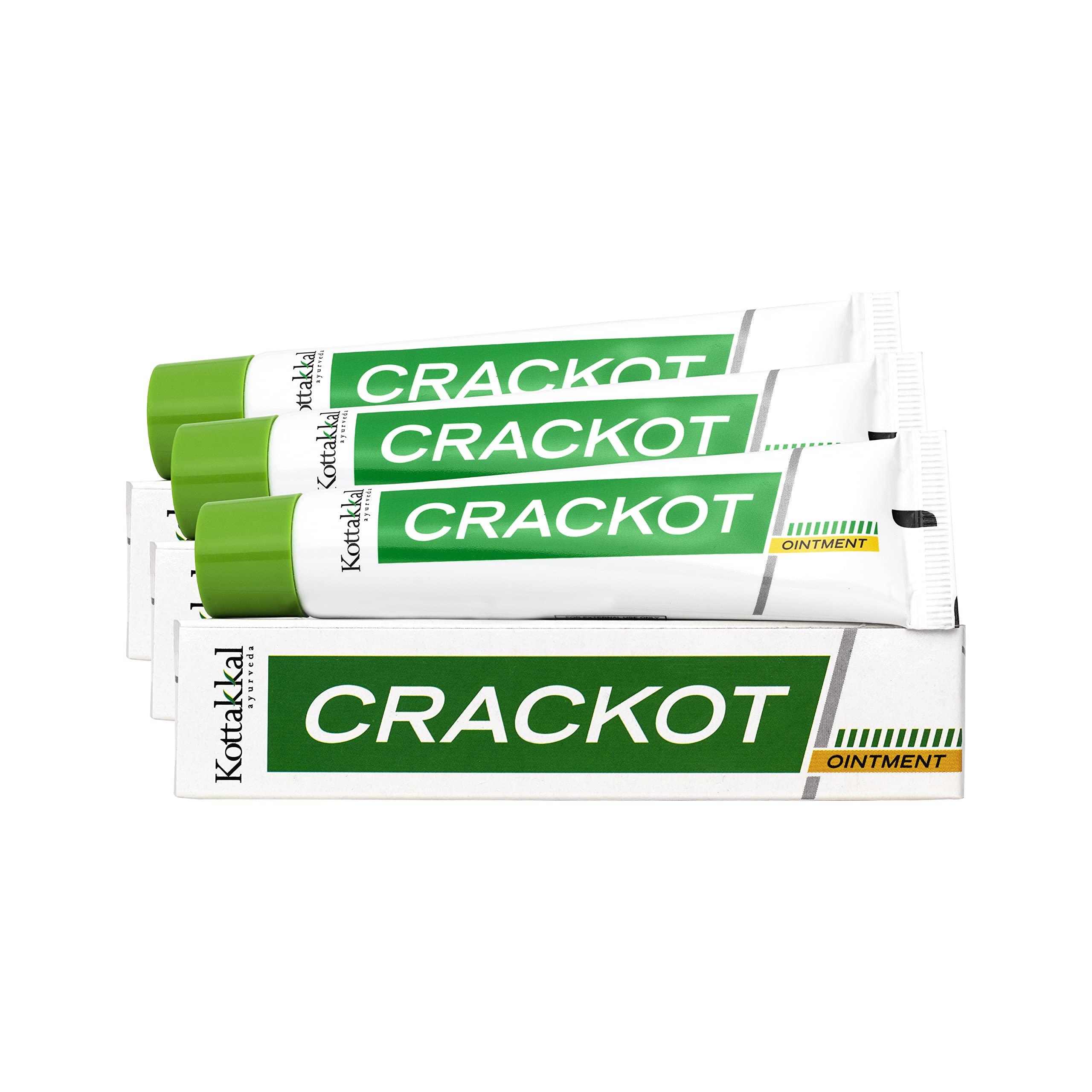 Kottakkal ayurveda Crackot Ointment - 25 G|Ideal For Cracked Foot & Skin Care, Good Moisturizer (Pack Of 3) - Cream-picture-48