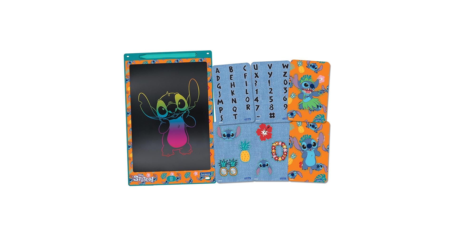 Amazon.com: LEXiBOOK, Disney Stitch Magic Slate, Art and
