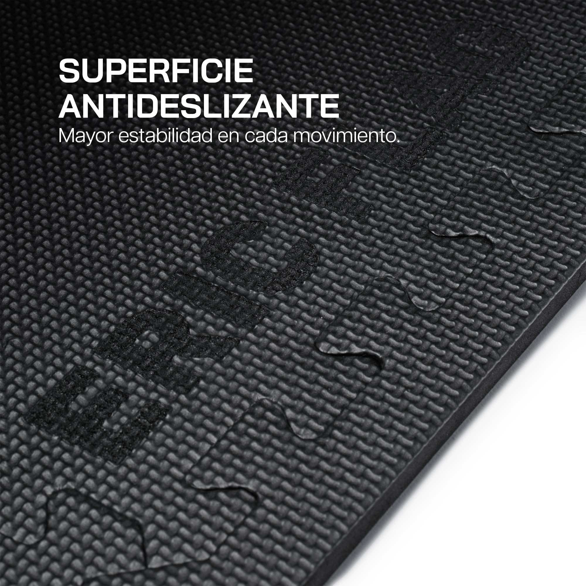 Eric Flag Suelo Gimnasio Antideslizante | 6 Alfombras Puzzle Modulares + Bordes, Gran Superficie 178x120x1 cm (2,13 m²), Espuma EVA Sin BPA | Protector de Suelo, Amortiguante, Home Gym, Garaje