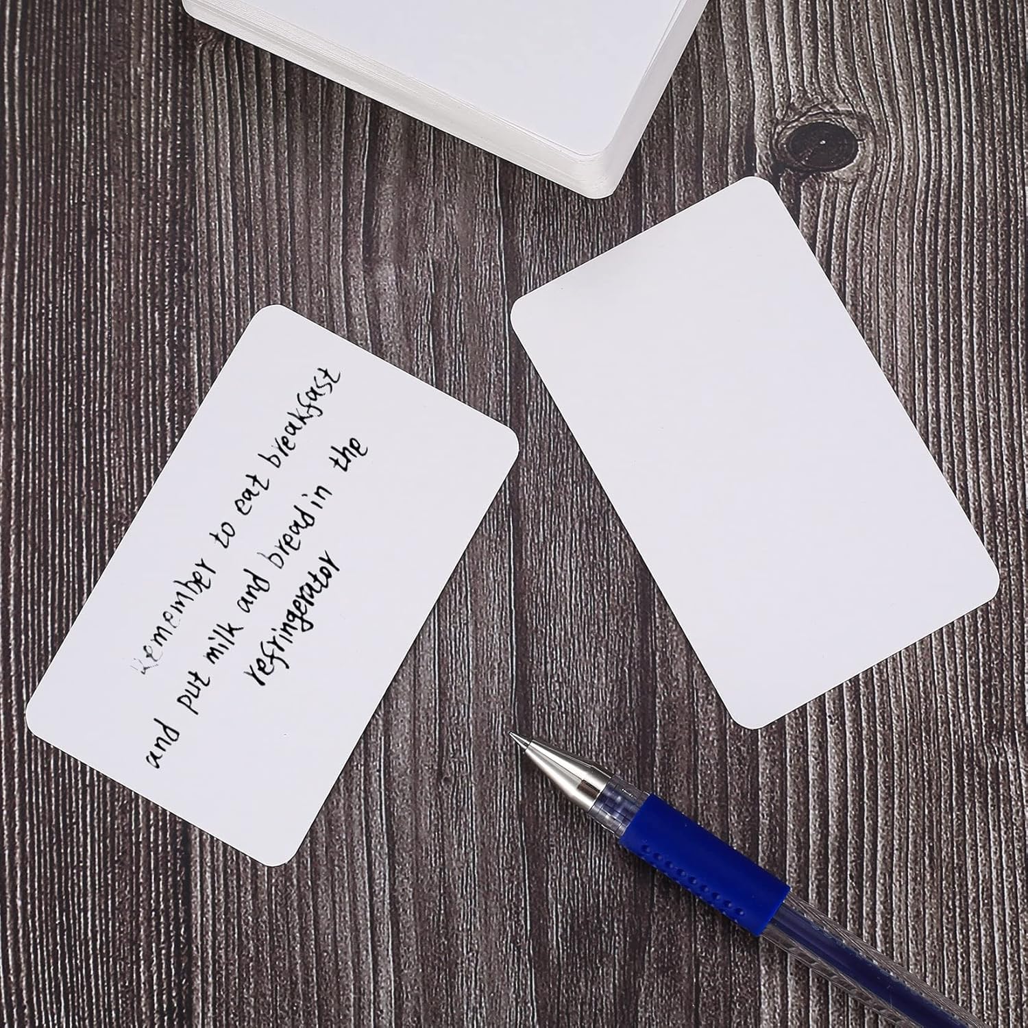Papier Carte de Visite Personnalisée 300 Pcs, Cartes Postales Vierges Kraft, 8,8 x 5,4 cm, Blanc