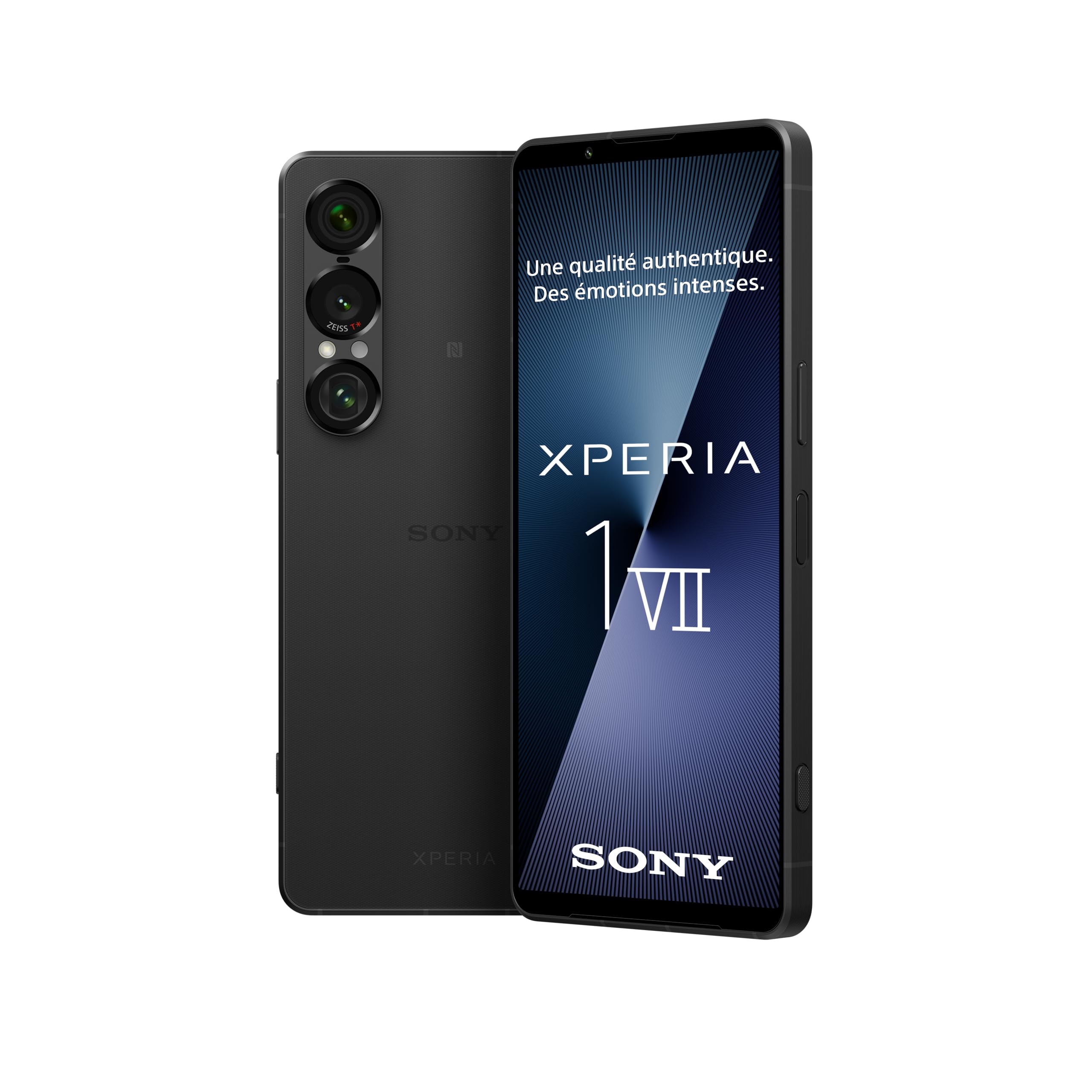 Sony Xperia 1 VII -​6, 5" 19, 5:​9 FHD+ HDR OLED 120 Hz, Triple Objectif Ultra Grand Angle, Audio 3, 5 mm, Android 15, IP65/​68, Double SIM - Noir