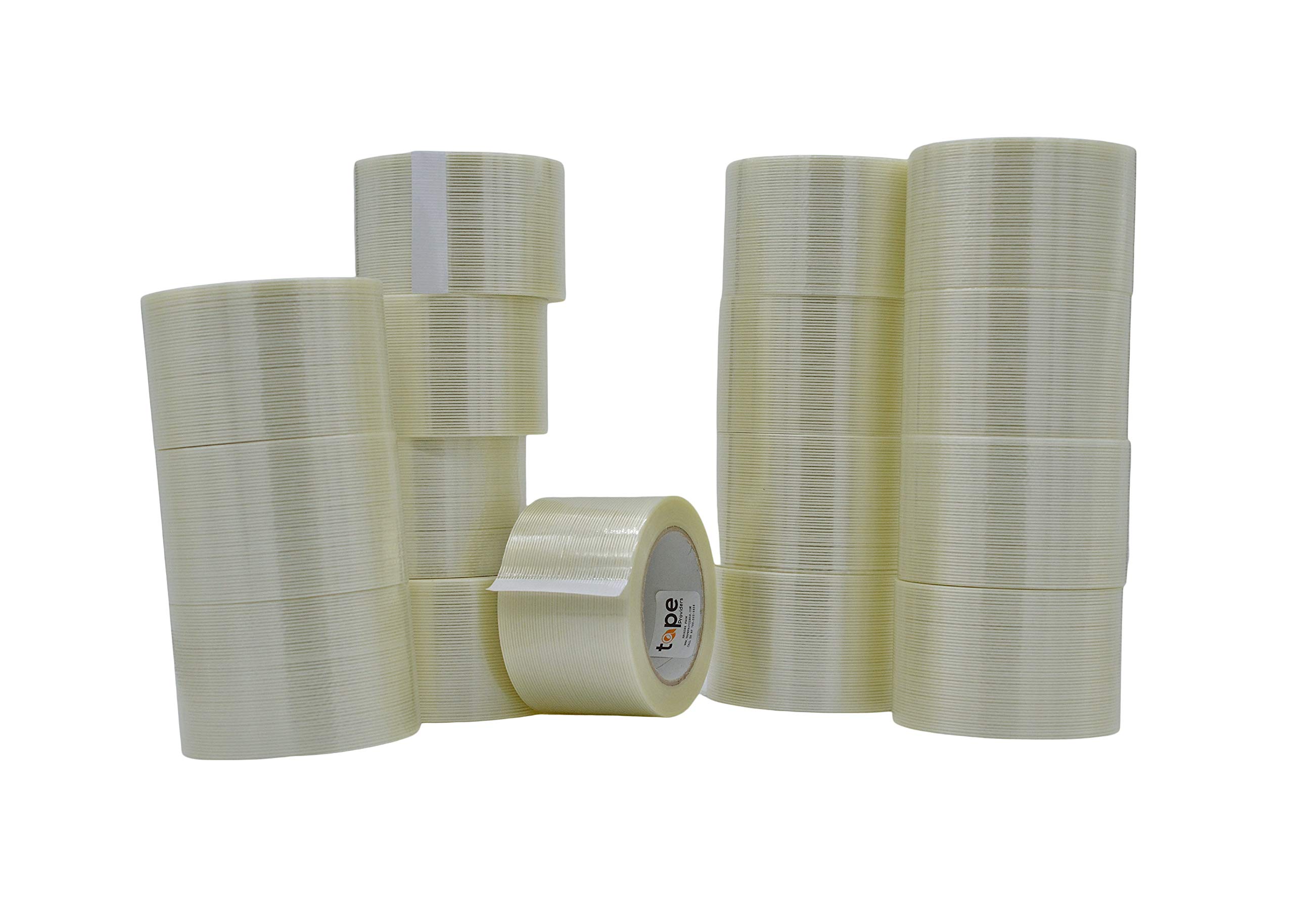 MAT Commodity Grade Fiberglass Reinforced Filament Strapping Tape - 3 in. Wide x 60 yds. (Pack of 16) Filaments Run Lengthwise