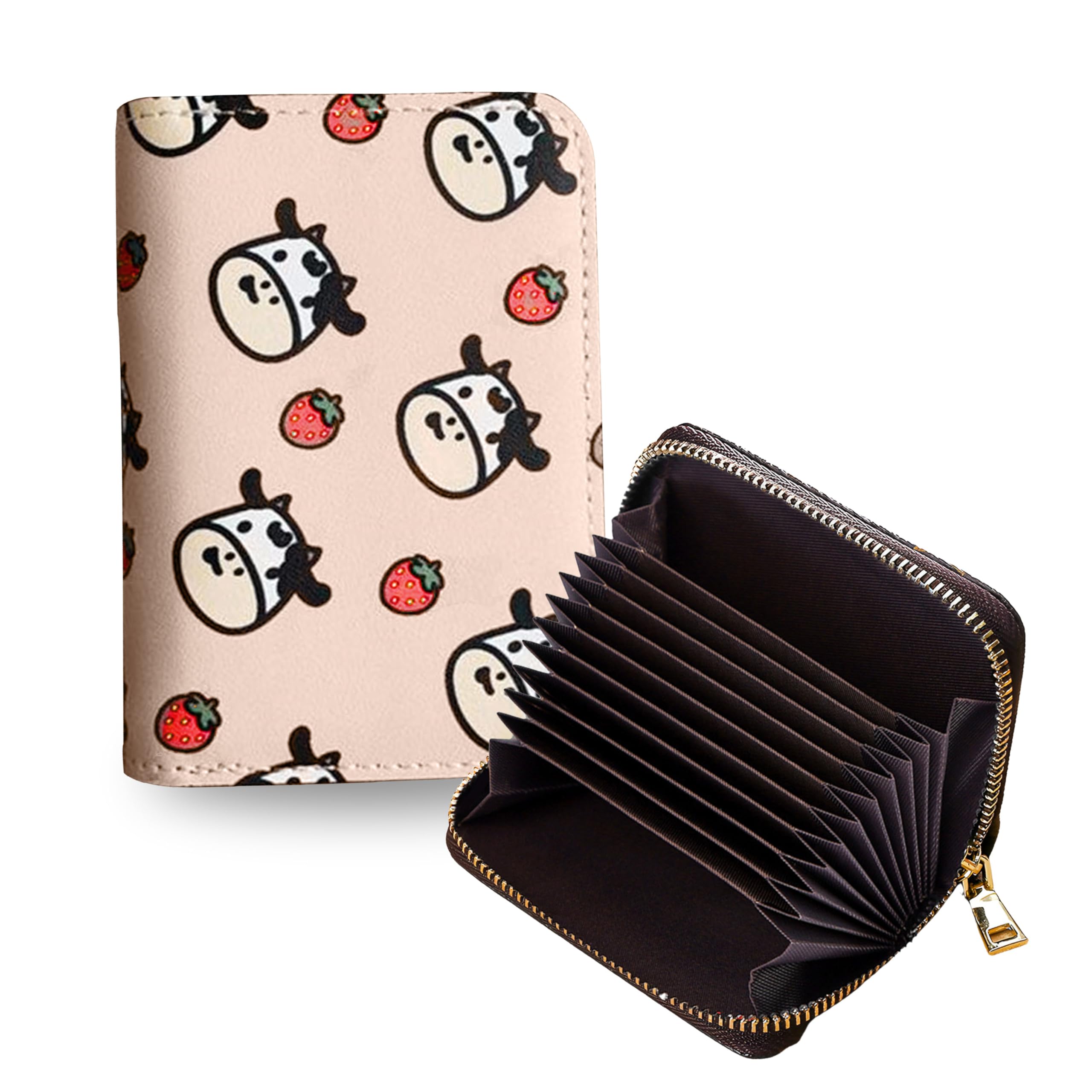 kraptick Card Holder for Women - Elegant and Versatile Card Organizer, Credit Cardholder, Card Case, Card Pouch -DMFP96- (Pink)-picture-39