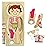 Kidzlane 29 Piece Wooden Puzzle for Toddlers and Kids - Boy Anatomy Puzzle Play Set - Layered Human Anatomy Kid Puzzles - My Body Preschool Game, Montessori Skeleton Toy - Human Body Model for Kids