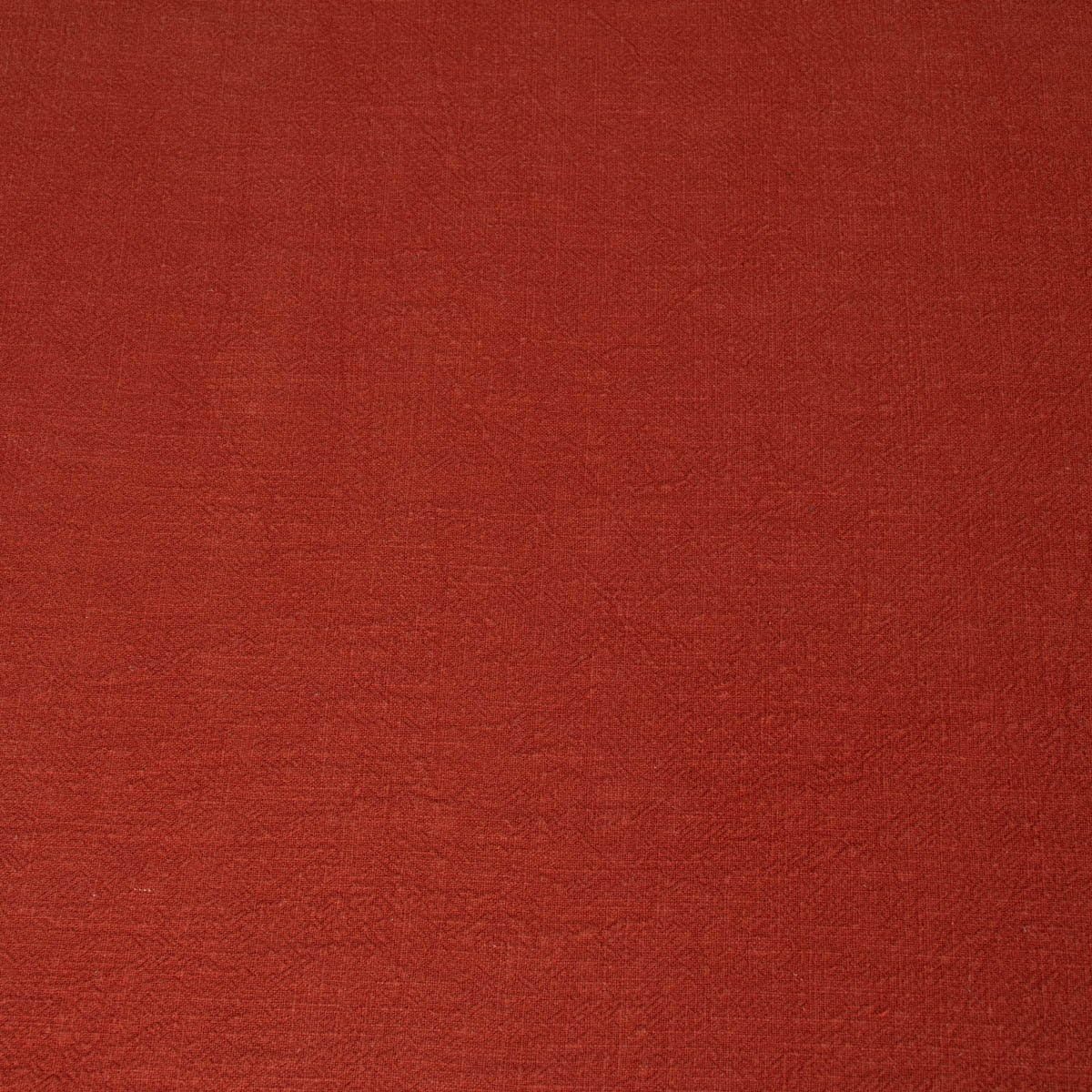 SCHÖNER LEBEN. Nappe Bio Ramie aspect lin uni rouille Différentes tailles Nappe Taille : 100 x 100 cm