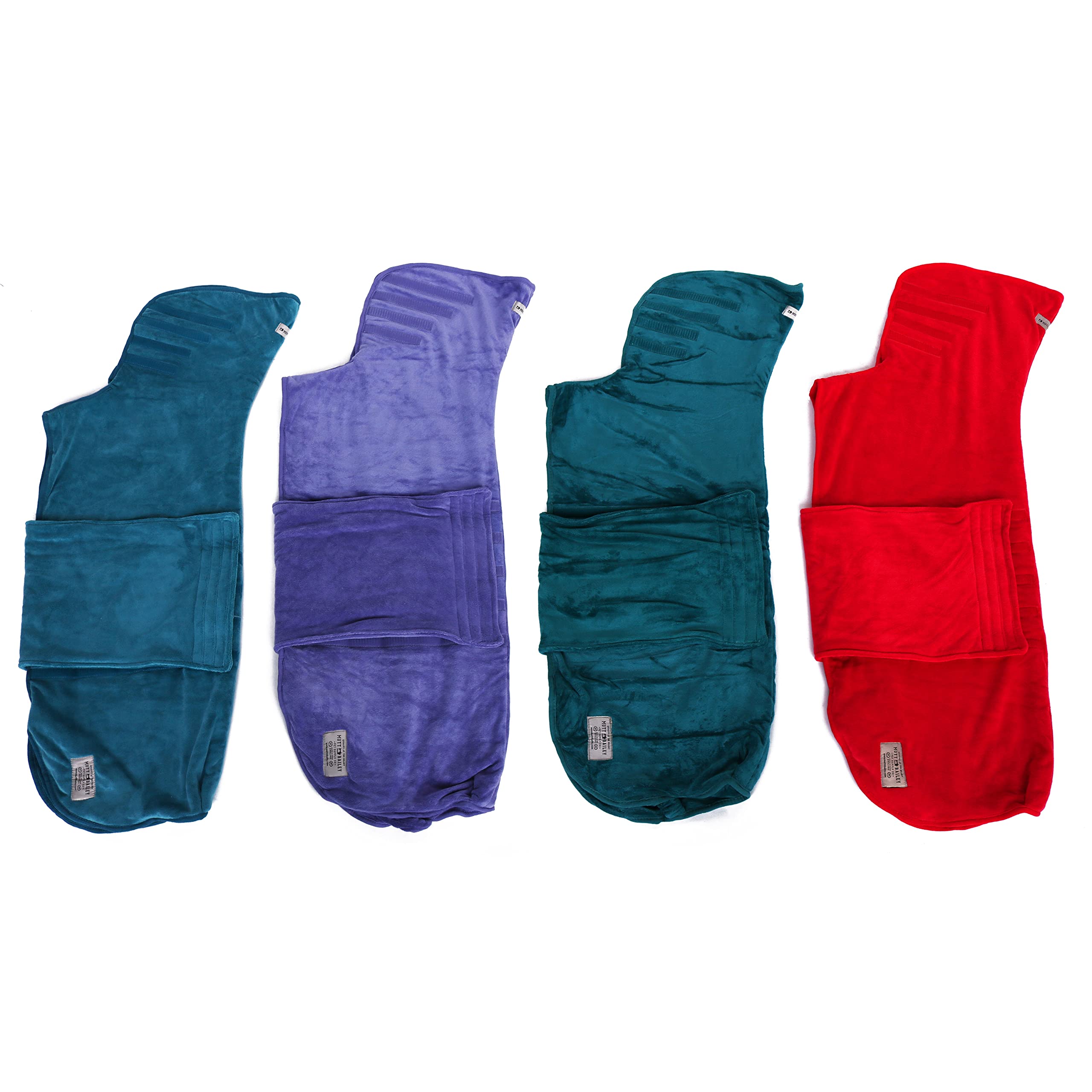 Manteau de séchage pour chien - Serviette de séchage rapide double couche en microfibre pour chien - Col et taille réglables (XL, chiné)