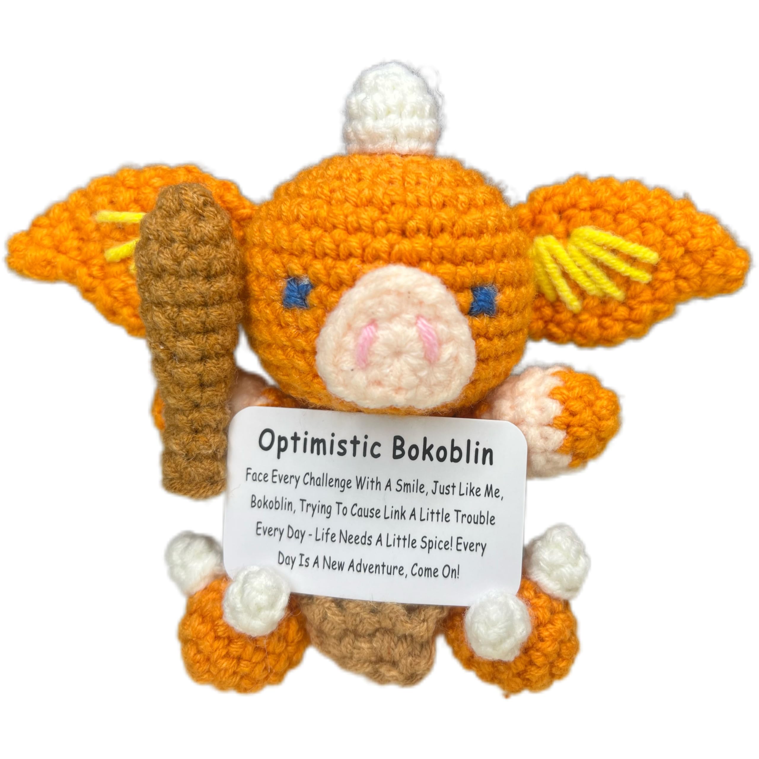 Piegricdiat Suporte Emocional Crochê Kingdom Tears Bokoblin Crochê