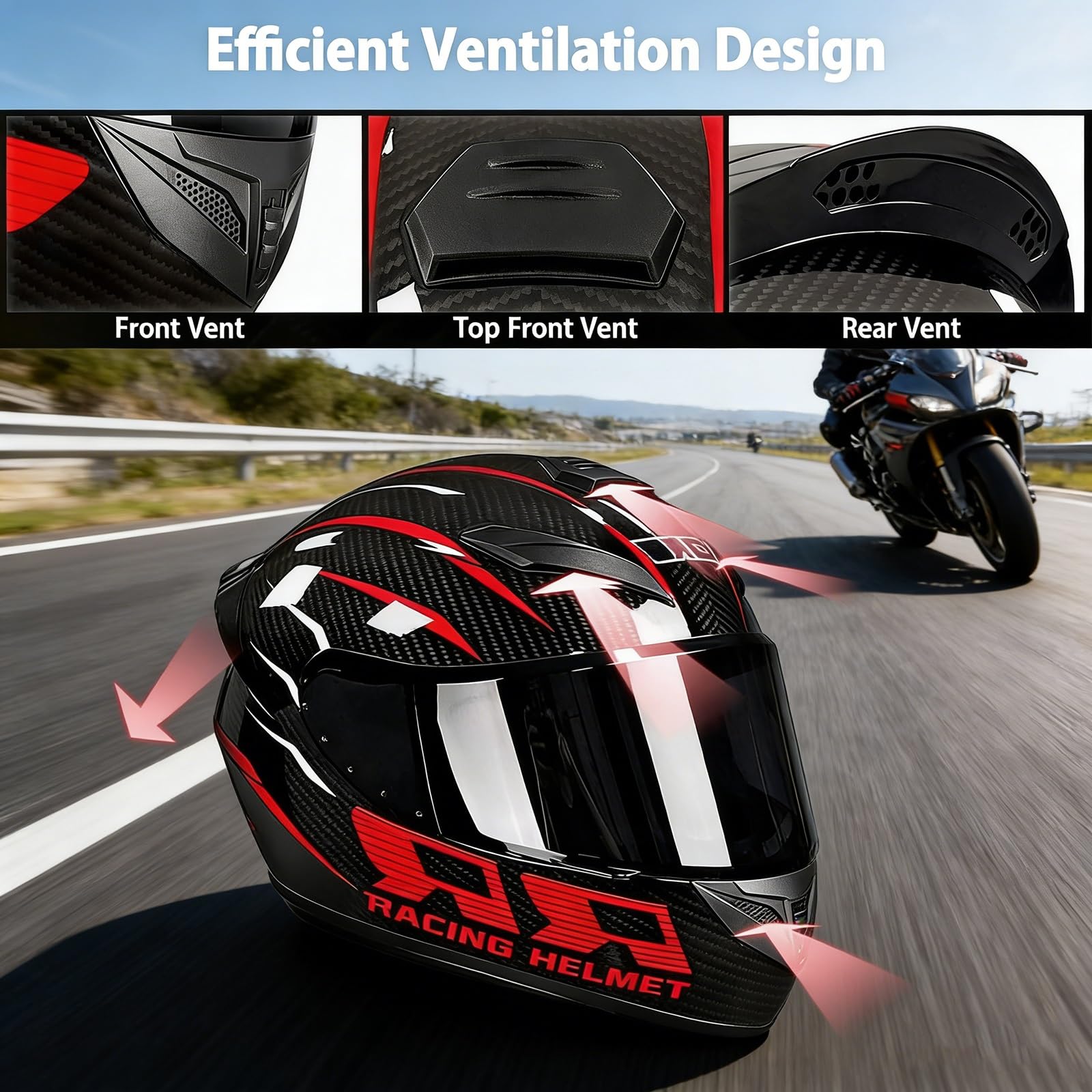 Klappowy Kask Motocyklowy Integralny, ECE-certyfikowany z Integrowaną Wizjerą Słoneczną - Unisex Cały Rok dla Motocykli Ulicznych i Wyścigowych