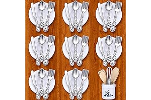 38 Piece Mini Kitchen Utensils Set for Dollhouse