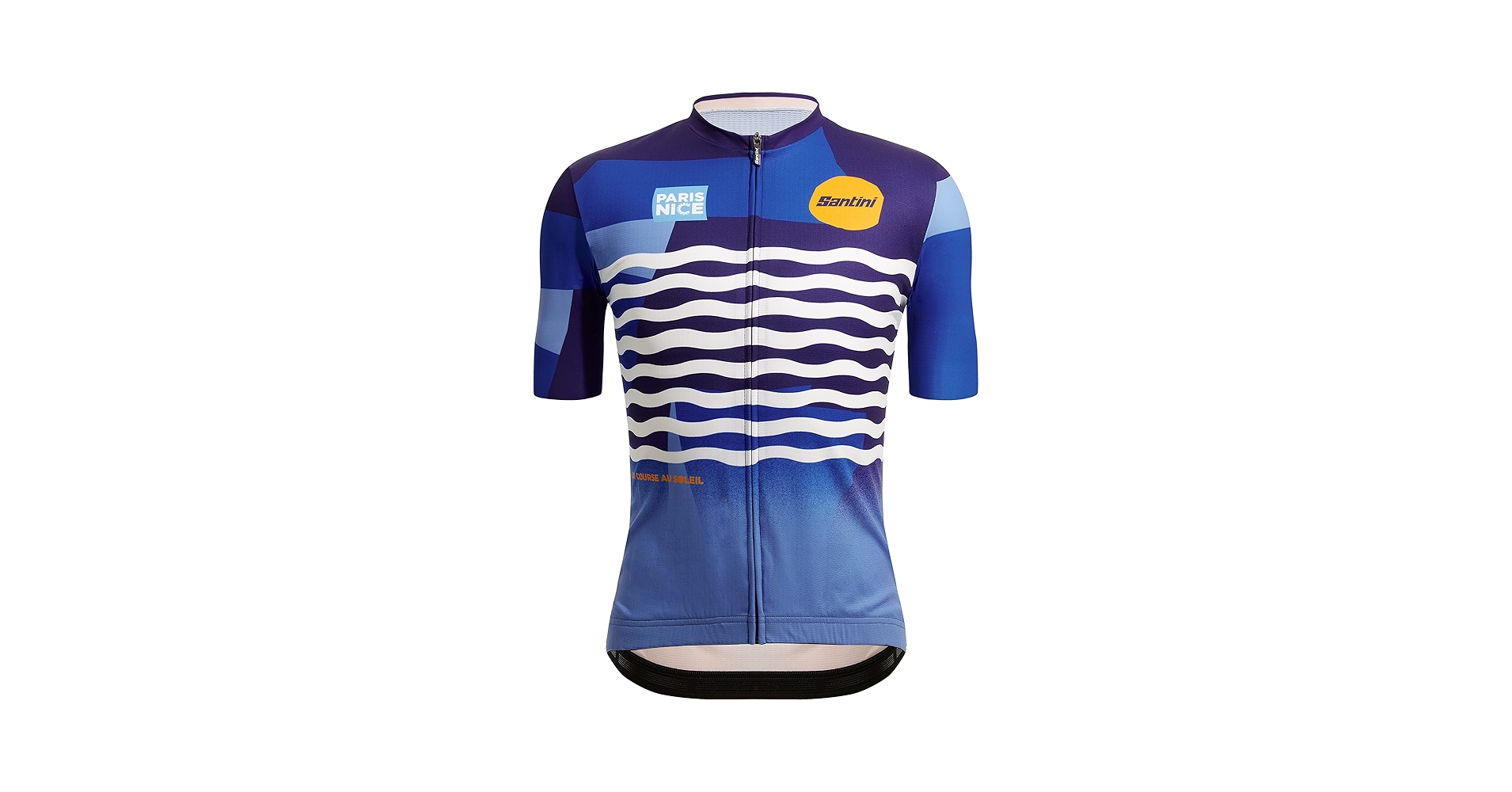 FESTINA Santini サイクルジャージ 青/黄 womens_awa_gold_cycle_jersey_f