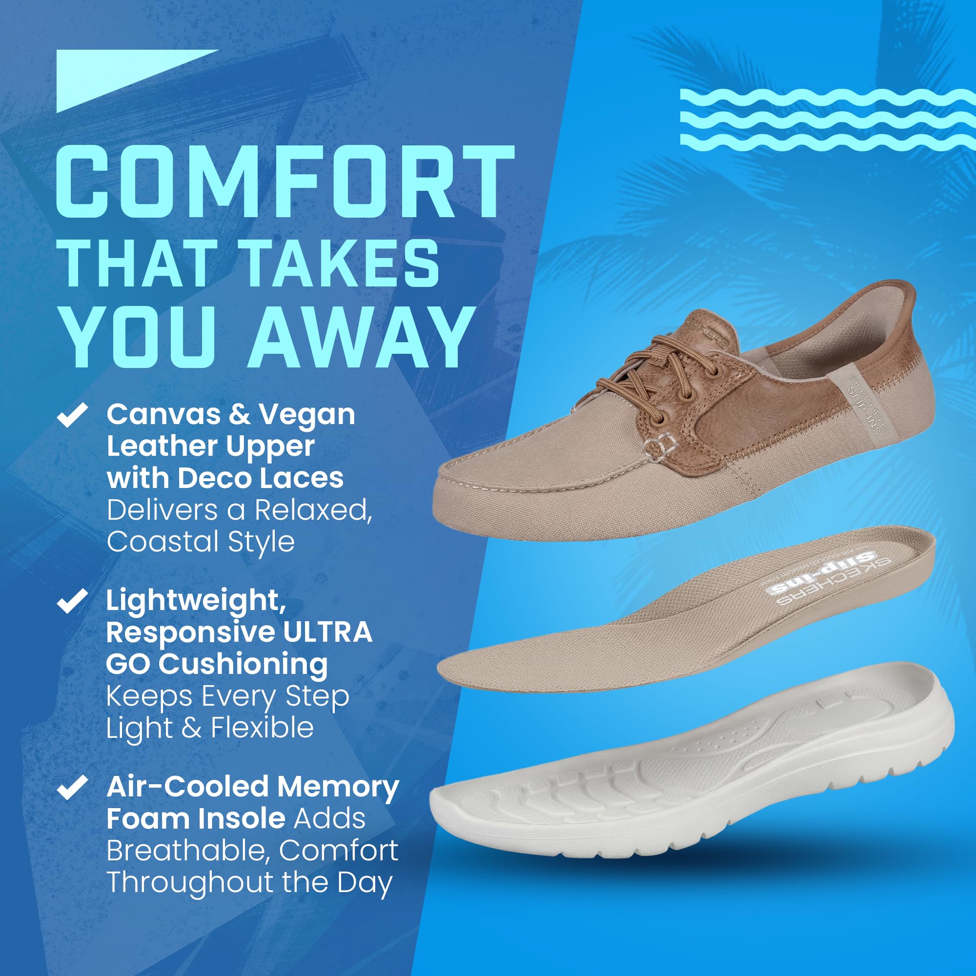 Skechers On-The-Go Flex - Palmilla Hands Free Slip-ins MocassinoDonna