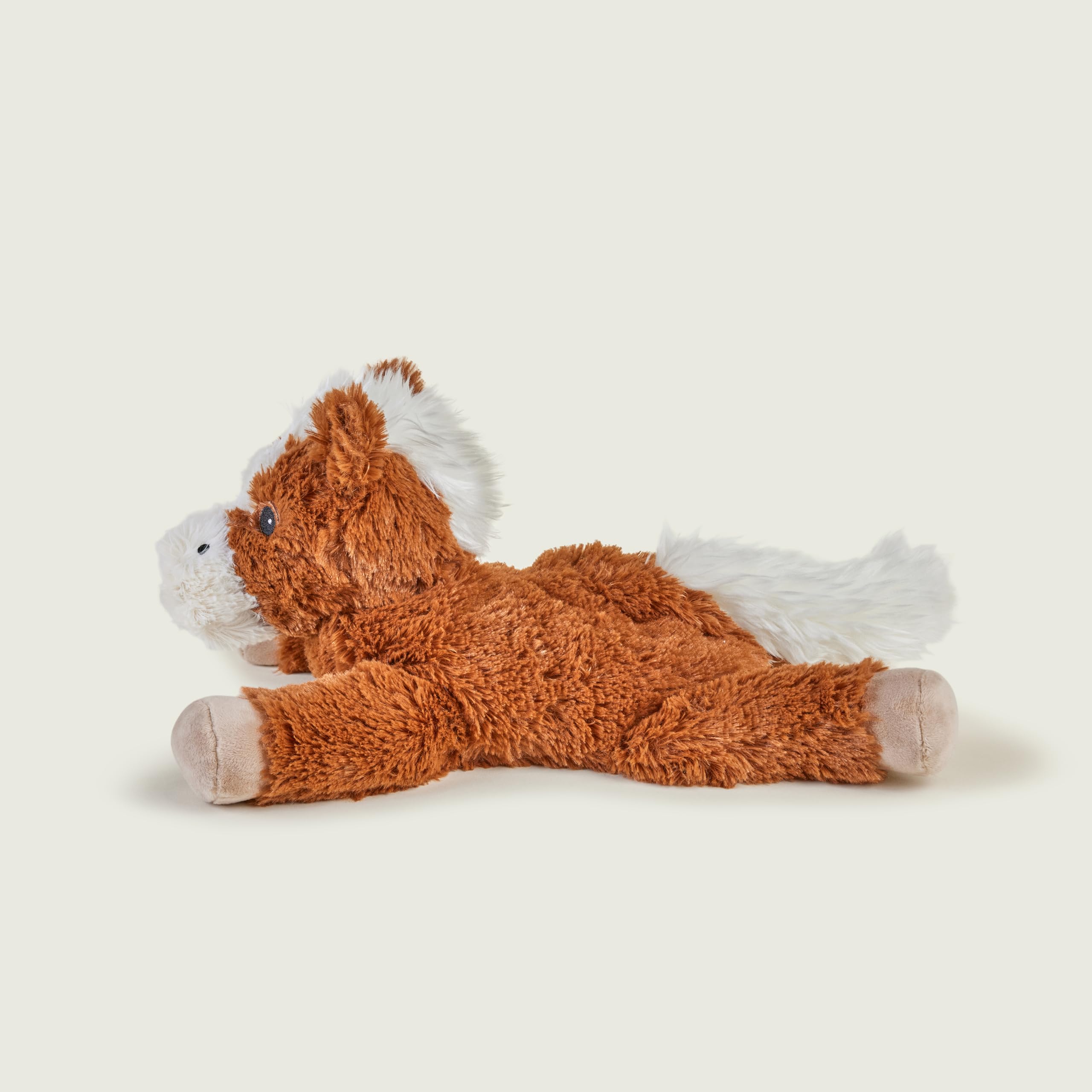Warmies Plüsch Liegendes Pferd – Mikrowellengeeignetes, beschwertes Wärmestofftier für Kinder und Erwachsene, mit französischem Lavendelduft