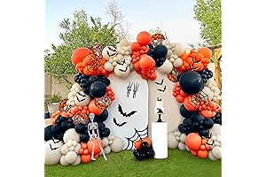 152 Pcs Halloween Balloons Garland Arch Kit for Party