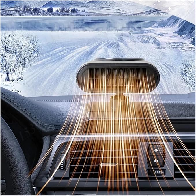 Calefactor Eléctrico Portátil 12V 200W Convector miniatura 2