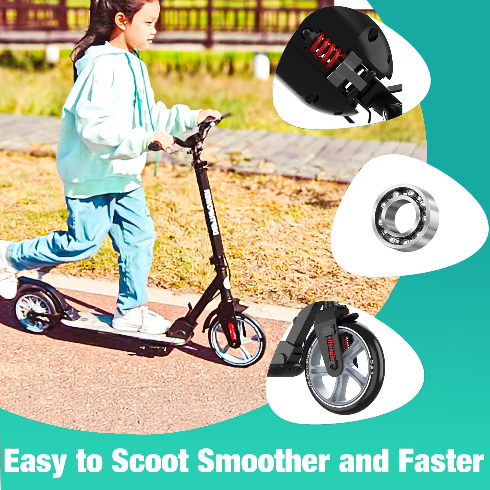 Big Wheels Foldable Commuter Scooter Gallery Image
