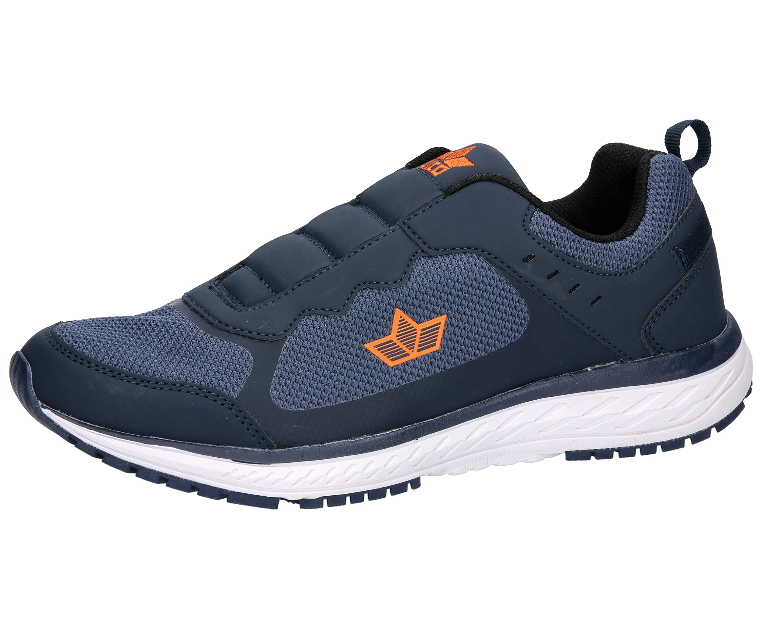 Lico Herren Arman Slipper Sneaker, Marine/orange, 45 EU