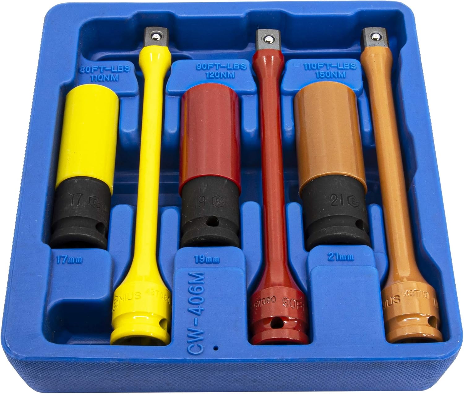 Hоttеѕt Sаlеѕ Genius Tools 6 Piece Metric Car Wheel COLOUR MATCH® Set CW-406M