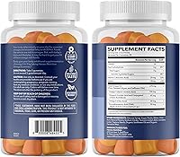Vista 7 de Gomitas Omega 3 6 9 + DHA para adultos, alternativa al aceite de pescado a base de plantas con aceite de semilla de chía y algas, apoya la función