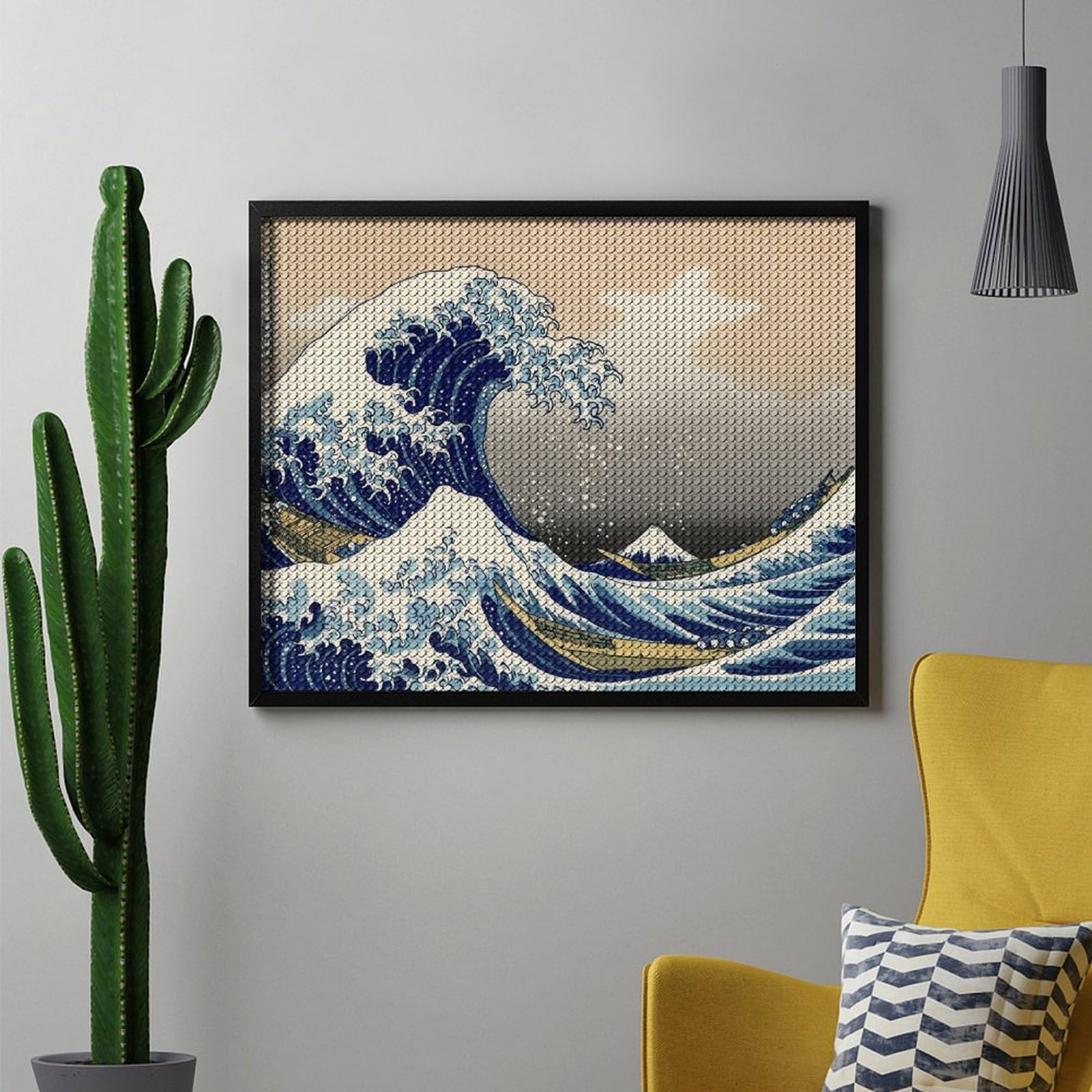 Amazon.co.jp: 葛飾北斎 富嶽三十六景 神奈川沖浪裏 ダイヤモンド