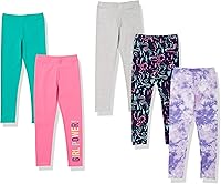 Vista 1 de Tienda Essentials Girls and Toddlers' Leggings (Previously Spotted Zebra), Multipacks