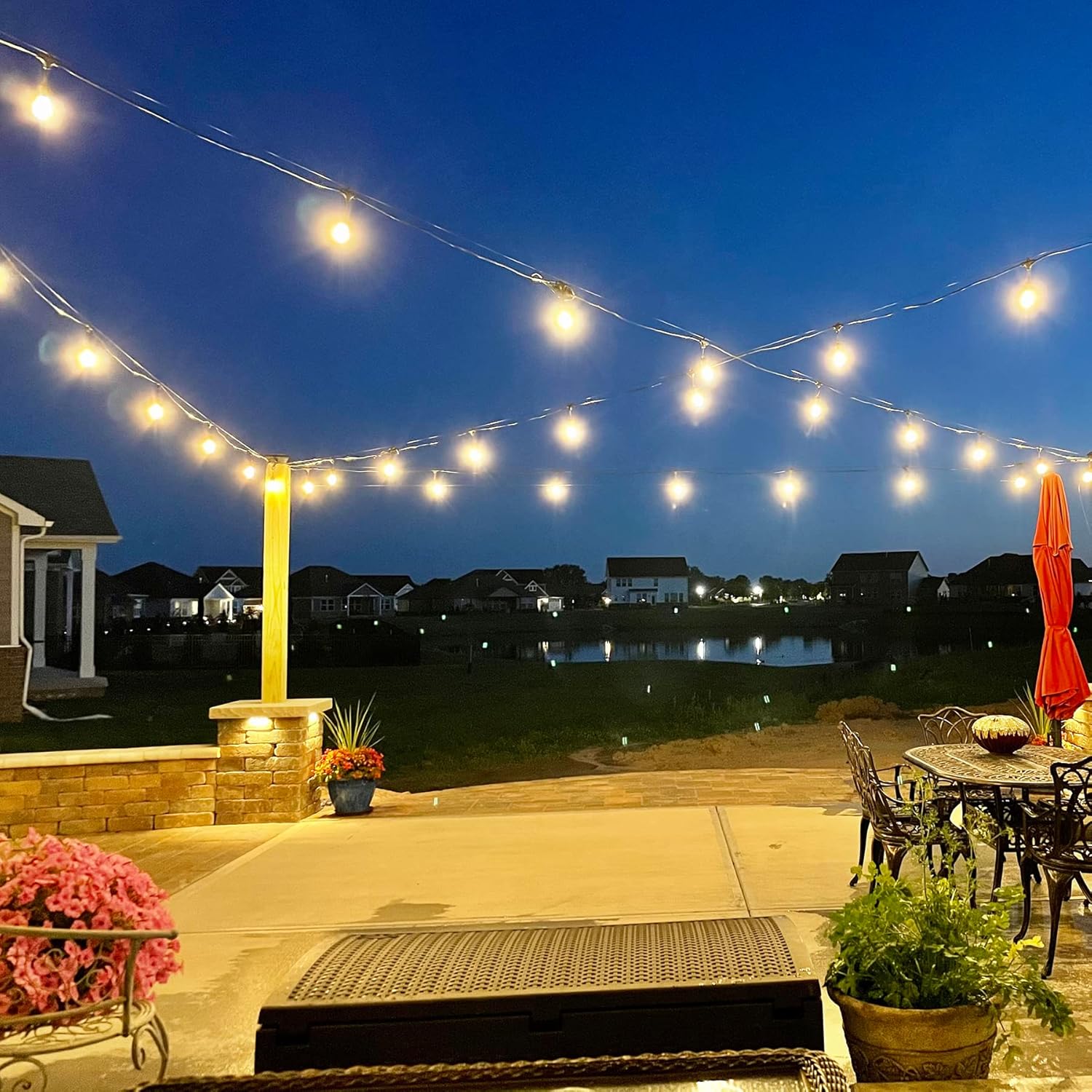 S14 Replacement LED Bulbs,E26 Base,for Outdoor String Light,15 Pack 2700K Soft White Plastic
