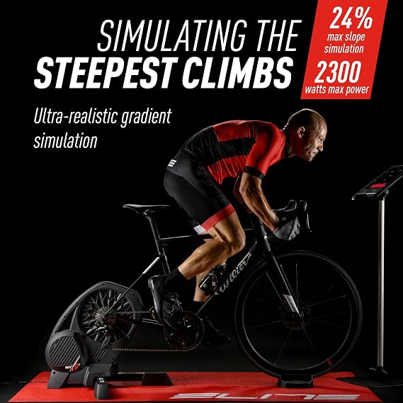 Elite Direto XR Interactive Smart Trainer Available in Standard or Zwift Cog and Click Bundle Direct Drive Turbo Trainer for Indoor Cycling