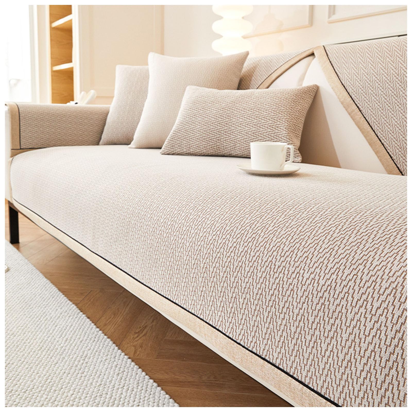 Housse de canapé résistante aux rayures en tissu chenille