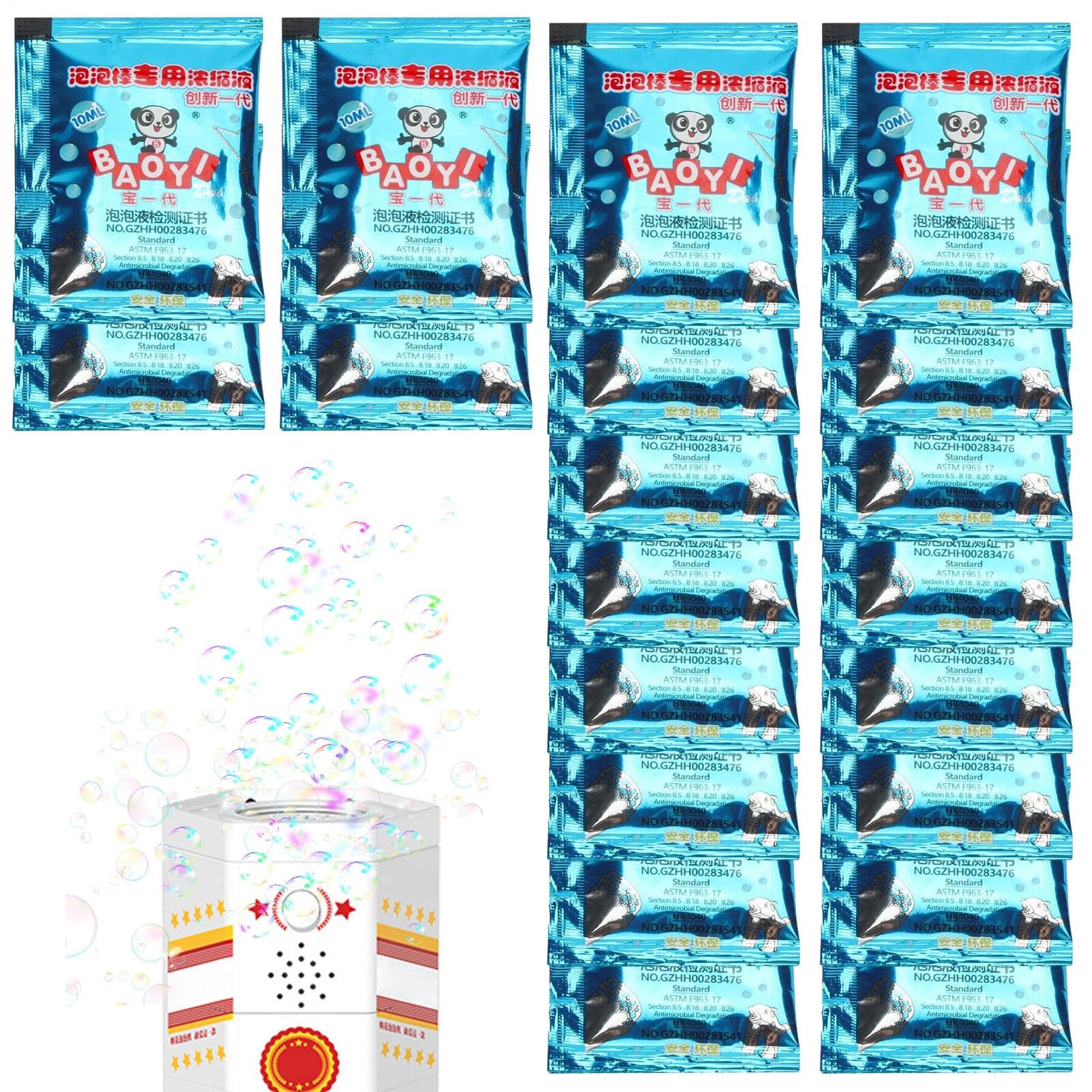 Solution pour machine à bulles, solution concentrée à bulles, Concentré de recharge de solution à bulles, Liquides à bulles portables de 10 ml pour les activités de plein air des , machine à à bulles,